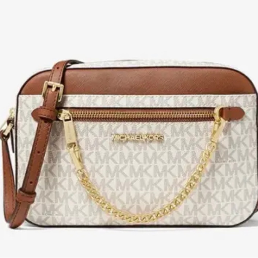 Michael Kors Jet Set Item Large EW Zip Chain Crossbody